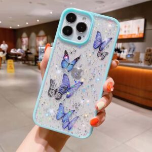 Iphone 16 Pro Glitter Butterfly Case